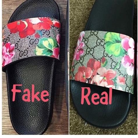 fake gucci shoes slides|gucci slides are they real.